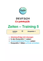 Vorschau - Unterrichtsreihen - PAKET: Zeiten-Training 5 & 6 - Seite 1