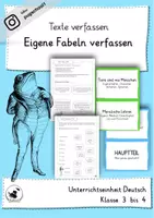 Vorschau - Unterrichtsreihen - Eigene Fabeln verfassen - Deckblatt