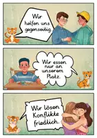 Vorschau - Poster - 20 Klassenregeln - Tiger für die Tigerklasse (Grundschule) - Seite 3
