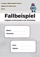 Vorschau - Arbeitsblätter - Fallbeispiel Herr Hirsch Prüfungsvorbereitung - Deckblatt