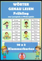 Vorschau - Arbeitsblätter - Deutsch Klasse 2 - Materialpaket Frühling - Deckblatt