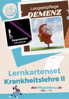 Vorschau - Arbeitsblätter - Lernkartenset Krankheitslehre II - Deckblatt