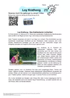 Vorschau - Arbeitsblätter - Loy Krathong - Zwei Infotexte mit Video - Lichterfest - Seite 1