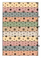 Vorschau - Mal- und Bastelvorlagen - Weihnachtsgirlande basteln, 4 PDF als Kopiervorlage in Farbe und schwarz weiß - Deckblatt