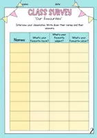 Vorschau - Arbeitsblätter - Class survey - Interview your classmates - Seite 3