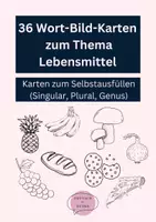 Vorschau - Bildkarten - 36 Bild-Wort-Karten zum Ausfüllen: Lebensmittel - Deckblatt