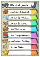 Vorschau - Poster - Wir sind gerade...Türschild - Katze für die Katzenklasse - Seite 1