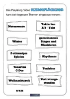 Vorschau - Videos - MUSIK ❄️ Schneeflöckchen, Weißröckchen 🎬 playalong Video für Boomwhackers - Seite 2