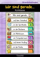 Vorschau - Poster - Wir sind gerade...Türschild - Kuh für die Kuhklasse - Deckblatt