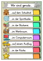 Vorschau - Poster - Wir sind gerade...Türschild - Nashorn für die Nashornklasse - Seite 1