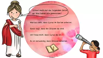 Vorschau - Arbeitsblätter - Acia - Das AcI-Mädchen - Auslöser des AcI und erste Annäherung an die satzwertige Konstruktion - Seite 2