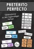 Vorschau - Präsentationen/Tafelbilder - Pretérito perfecto - Tafelmaterial - Deckblatt