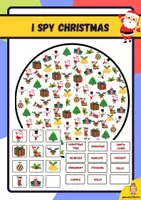 anteprima - Materiale di supporto/inclusione - I spy Christmas - Cercare e trovare - Pagina di copertina