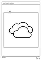 Vorschau - Präsentationen/Tafelbilder - Tafelmaterial zum Wetter (Bewölkung und Niederschlag) - Seite 1