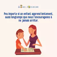 Aperçu - Affichage - Pensée Positive - Encouragement enseignement - Page de couverture