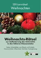 Vorschau - Arbeitsblätter - Sieben Weihnachtsrätsel für die Sekundarstufe - Deckblatt