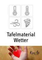 Vorschau - Präsentationen/Tafelbilder - Tafelmaterial zum Wetter (Temperatur und Wind) - Deckblatt