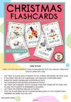 Vista previa - Juegos / Gamificación - CHRISTMAS HOLIDAY FLASHCARDS VOCABULARY- THE HUM BAM B - página 1