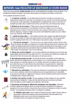 Aperçu - Feuilles d'exercices - Exercice FLE - Astuces pour faciliter le quotidien - Page de couverture