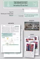 Vorschau - Arbeitsblätter - Treibhauseffekt - Wie beeinflusst CO2 unser Klima? - Deckblatt