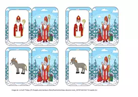Aperçu - Jeux - Le memory de Saint-Nicolas - Page 1