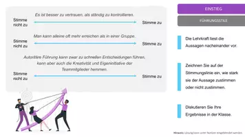 Vorschau - Arbeitsblätter - Führungsstile - Komplett vorbereitete Stunde - Seite 2