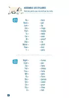 Aperçu - Jeux - Alphabet thématique Clothes, assemble les syllabes - Page 1