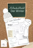 Vorschau - Arbeitsblätter - Arbeitsblatt der Winter I Winterferien - Deckblatt