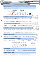 Vorschau - Merkblätter - Potenz- und Wurzelgesetze - Merkblatt - Seite 1