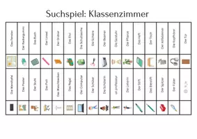 Vorschau - Spiele - Suchspiel Klassenzimmer - la salle de classe - Seite 2