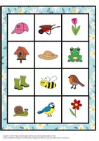 Aperçu - Jeux - Le bingo du printemps - Page 1