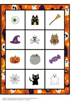 Aperçu - Jeux - Le bingo d'Halloween - Page 1