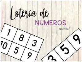 Vista previa - Juegos / Gamificación - Lotería de números - Matemática - Juego - página 1