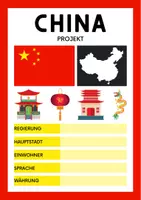 Vorschau - Unterrichtsreihen - Projekt - China - Deckblatt