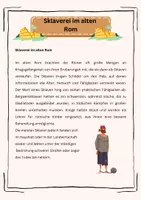 Vorschau - Arbeitsblätter - Sklaverei im alten Rom - Seite 1