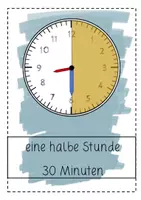 Vorschau - Poster - Uhrzeiten - Lernplakate, Tafelmaterial, Sprechweisen, Wortspeicher - Seite 3