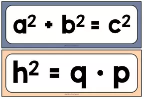 Vorschau - Präsentationen/Tafelbilder - SATZGRUPPE DES PYTHAGORAS - Tafelmaterial - Seite 3