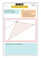 Vorschau - Arbeitsblätter - Beweis Innenwinkelsumme Dreieck 2-fach differenziert - Deckblatt