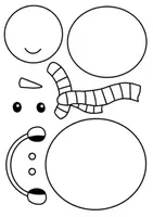 Vorschau - Mal- und Bastelvorlagen - Schneemann Bastelvorlagen - Kunst im Winter - Seite 2
