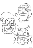 Vorschau - Arbeitsblätter - Ausmalbilder Winter Kunst Vertretung - Seite 2