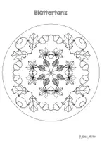 Vorschau - Arbeitsblätter - Herbstliche Mandalas - Seite 1
