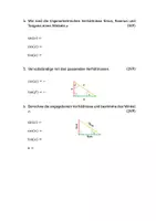 Vorschau - Test - Kurztest: Wdh. Dreiecke und Trigonometrische Verhältnisse - Seite 1