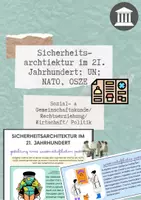 Vorschau - Arbeitsblätter - NATO, UN, OSZE - Gruppenarbeit mit wissenschaftl. Poster (mit EWH) - Deckblatt