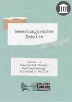 Vorschau - Anderer Materialtyp - Bewertungsraster Debatte - Deckblatt