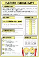 Vorschau - Merkblätter - PRESENT PROGRESSIVE - Merkblatt (mehrere Versionen) - Seite 2