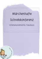 Vorschau - Prüfungsvorbereitung - Märchen I Schreibkonferenz I Feedback - Deckblatt
