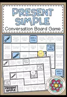 Vorschau - Spiele - PRESENT SIMPLE - Conversation Board Game - Deckblatt