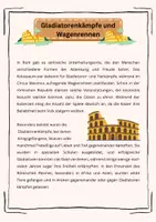 Vorschau - Arbeitsblätter - Römisches Spektakel: Gladiatoren, Wagenrennen und die Politik der Unterhaltung in der Antike - Seite 1