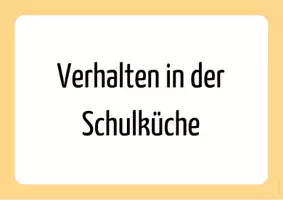 Vorschau - Präsentationen/Tafelbilder - Regeln für die Schulküche - Seite 2