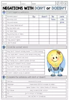 Vorschau - Arbeitsblätter - Simple Present – do / does, Fragen und Verneinung | Grammar Package 5.–6. Klasse - Seite 1